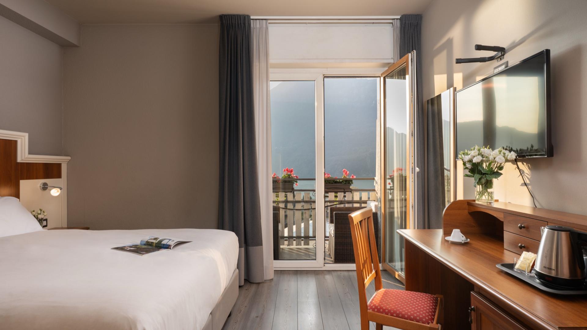 letto e vista