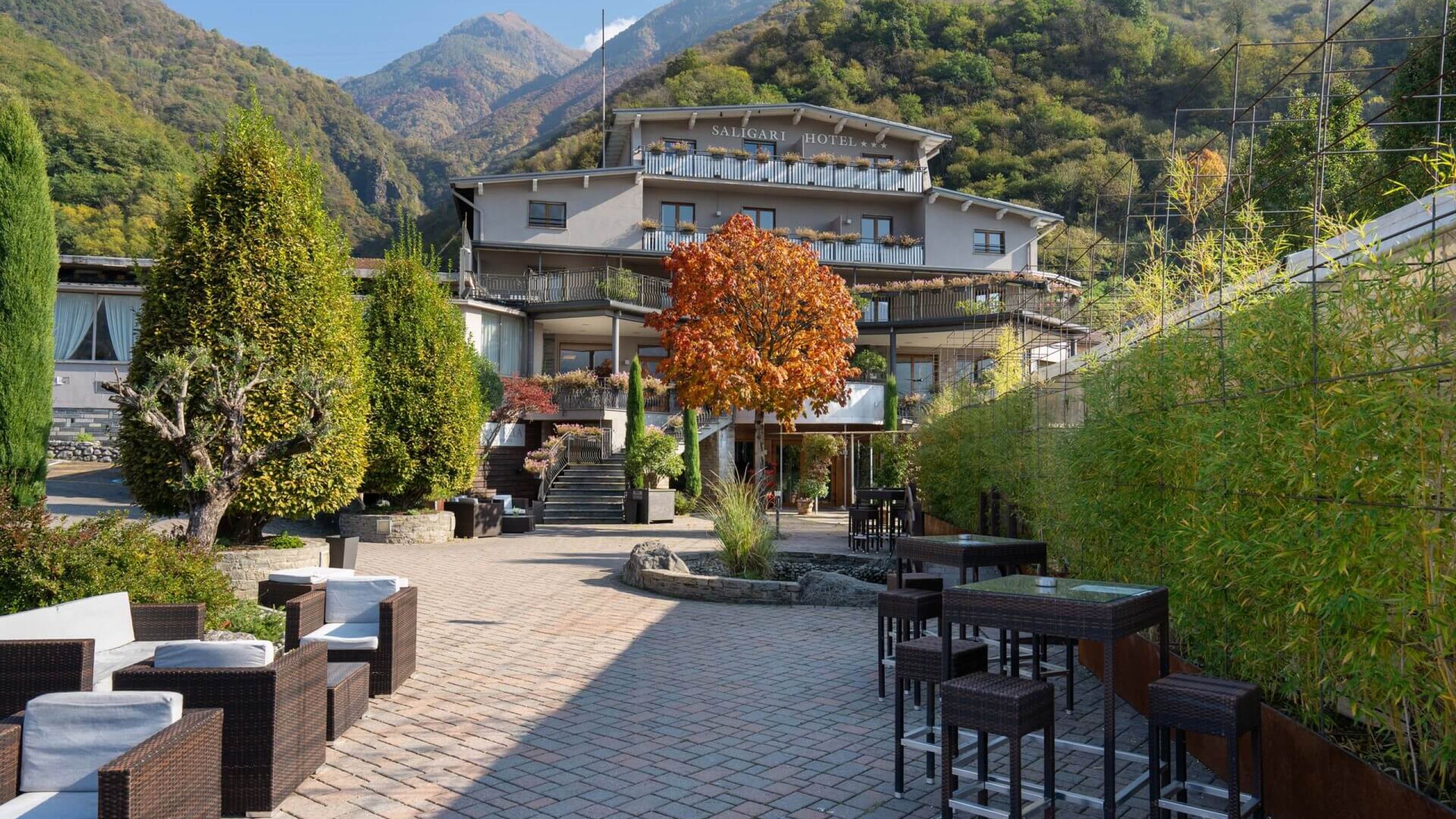 hotel saligari esterno facciata